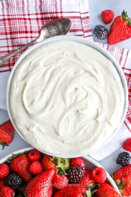 bowl of Fruit Dip